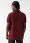 Camisa Polo Quiksilver Reta Logo Vinho - Marca Quiksilver