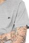 Camiseta Quiksilver Chest Embroi Cinza - Marca Quiksilver