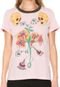 Camiseta Colcci Estampada Rosa - Marca Colcci