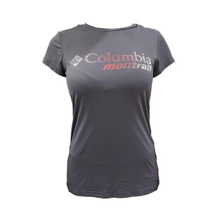 Camiseta Columbia Neblina Montrail Cinza Feminino - Marca Columbia