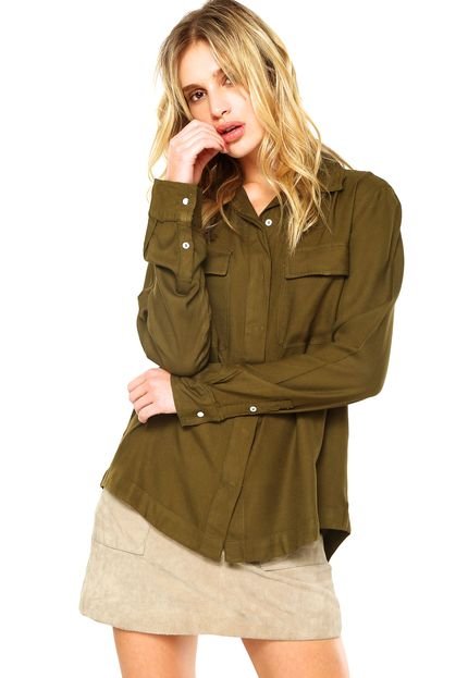 Camisa Manga Longa Ellus Fresh Rayon Verde - Marca Ellus