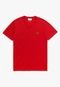 Camiseta Masculina em Jérsei de Algodão Pima com Gola V - Marca Lacoste