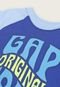 Camiseta Bebê GAP Raglan Azul - Marca GAP