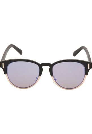 Óculos de Sol Thelure Redondo Preto/Azul