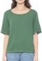 Blusa Colcci Pespontos Verde - Marca Colcci