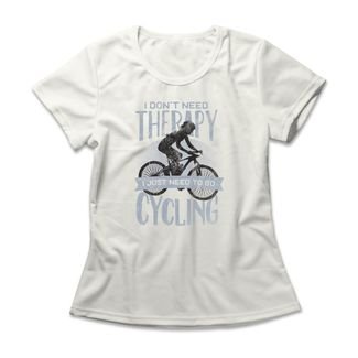 Camiseta Feminina Cycling Therapy - Off White