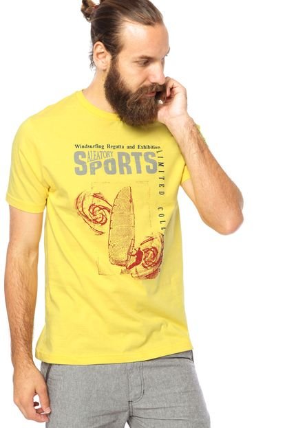 Camiseta Aleatory Sports Amarela - Marca Aleatory