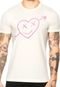 Camiseta Unissex Blind Love Manga Curta Blind Heart Amarela - Marca Approve