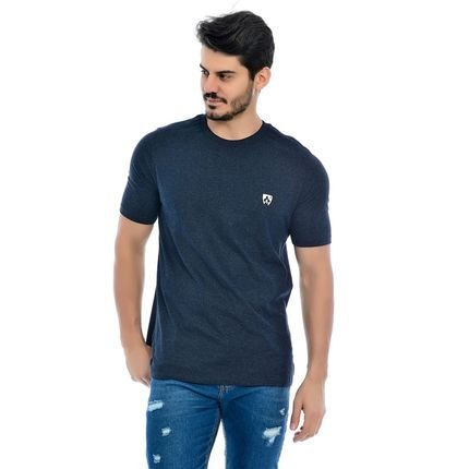 Camiseta Masculina Mr Kitsch Gola Redonda Mescla Marinho Emporio Alex - Marca Emporio Alex