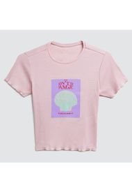 Camiseta Niña Ostu M/C Rosa Poliéster