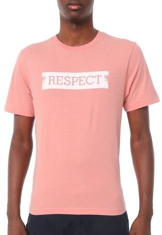 Camiseta Cavalera Respect Rosa