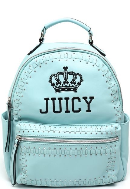 Mochila Juicy Couture Pequena Tachas Azul - Marca Juicy Couture