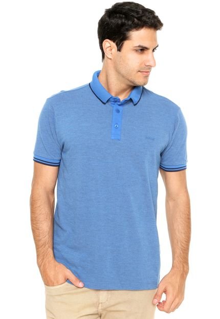 Camisa Polo Colcci Brasil Azul - Marca Colcci