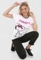 Blusa Snoopy by FiveBlu Foil Branca - Marca Snoopy by Fiveblu