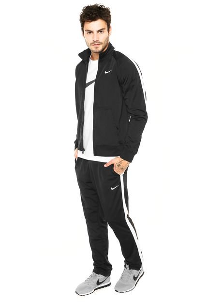 Agasalho Nike Sportswear Season Poly Knit Trk Suit Preta - Marca Nike Sportswear