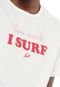 Camiseta ...Lost You Work I Surf Off-white - Marca ...Lost