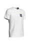 Camiseta Masculina Algodão Relaxado Manga Curta Branca Estampa 66 - Marca Relaxado