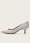 Scarpin Jorge Bischoff de Couro Cobra Off-White - Marca Jorge Bischoff