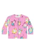 Cardigan Infantil Menina Básico Estampado Elian ROSA - Marca Elian