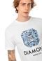 Camiseta Diamond Supply Co Asscher Cut Branca - Marca Diamond Supply Co