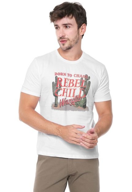 Camiseta Wrangler Rebel Child Branca - Marca Wrangler