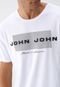 Camiseta John John Reta Branca - Marca John John