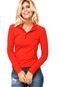 Camisa Polo Manga Longa Malwee Confort Vermelha - Marca Malwee