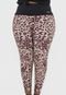 Legging Live! Plus Size Leopard Bege - Marca Live!