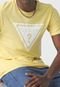 Camiseta Guess Logo Amarela - Marca Guess