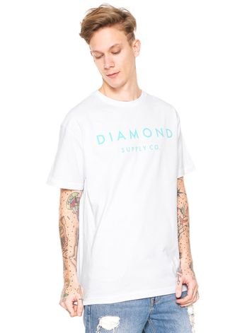 Diamond supply co sale white t shirt