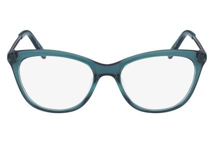 Óculos de Grau Nine West NW8004 320/52 Verde Azulado Transparente - Marca Nine West