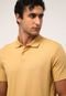 Camisa Polo Basicamente. Reta Lisa Amarela - Marca Basicamente.