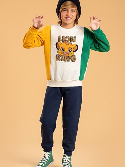 Conjunto Masculino Infantil Lion King - Marca PLATINUM KIDS