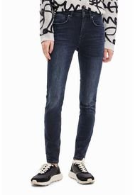 Jeans Desigual Push-Up Azul - Calce Skinny