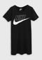 Vestido Nike Infantil Logo Preta - Marca Nike