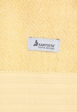 Toalha Banho Santista Home Design Felpuda Fluffy Amarelo