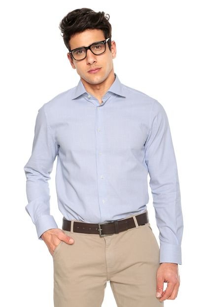 Camisa Tommy Hilfiger New York Pontos Azul - Marca Tommy Hilfiger