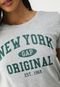 Camiseta GAP Reta New York Original Cinza - Marca GAP