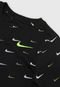 Camiseta Nike Infantil B Swoosh Ao Preta - Marca Nike