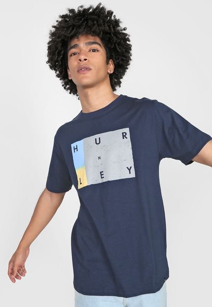 Camiseta Hurley Concrect Azul - Marca Hurley