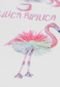 Vestido Lilica Ripilica Flamingo Branco - Marca Lilica Ripilica