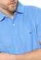 Camisa Polo Tommy Hilfiger Reta Logo Azul - Marca Tommy Hilfiger
