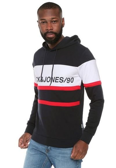 Buzo azul rojo y blanco best sale