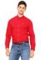 Camisa Lacoste Xadrez Vermelha - Marca Lacoste