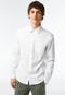 Camisa Lacoste masculina Slim Fit em algodão liso Branco - Marca Lacoste