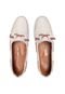 Mocassim Santa Lolla Floater Lilly Off-white - Marca Santa Lolla