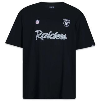 Camiseta New Era Regular Las Vegas Raiders Preto
