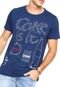 Camiseta Coca-Cola Jeans Estampada Azul - Marca Coca-Cola Jeans