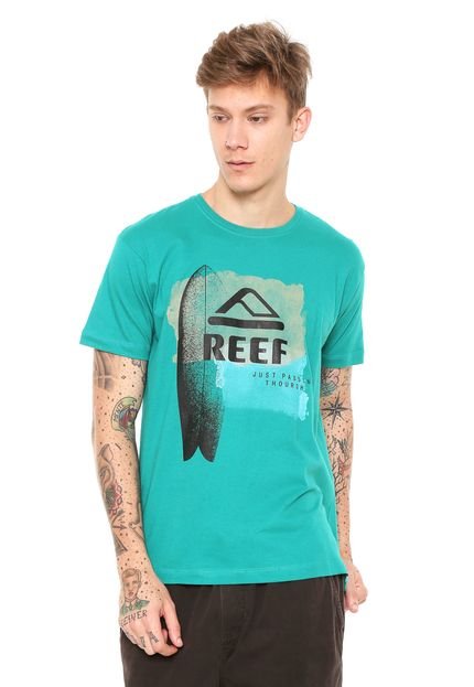 Camiseta Reef Shape Layers Verde - Marca Reef