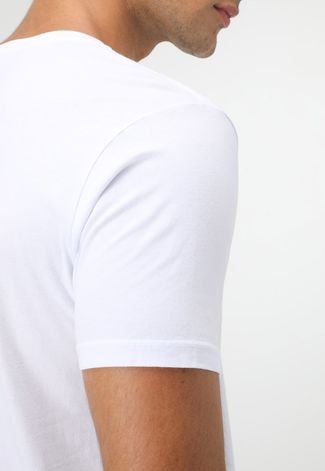 Camiseta Guess Logo Branca